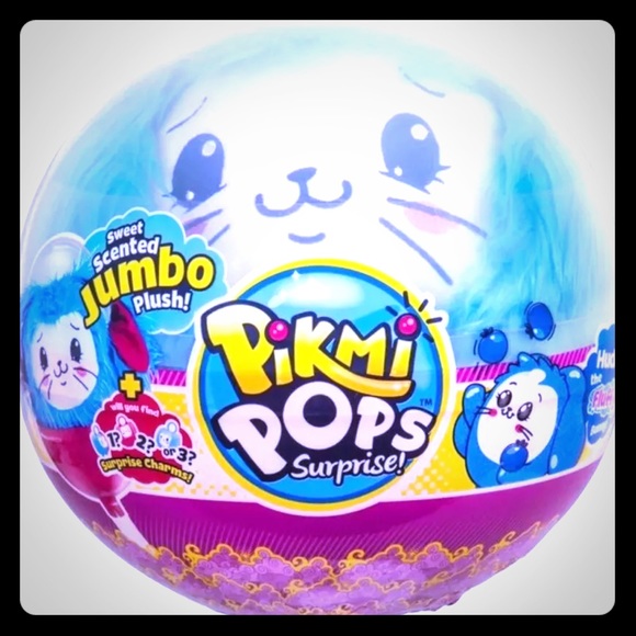 Pikmi Pop Surprise~JUMBO ~Huddy Fluffy Bunny - Picture 1 of 3